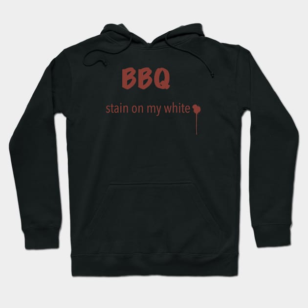 BBQ stain on my white Hoodie by Xatutik-Art